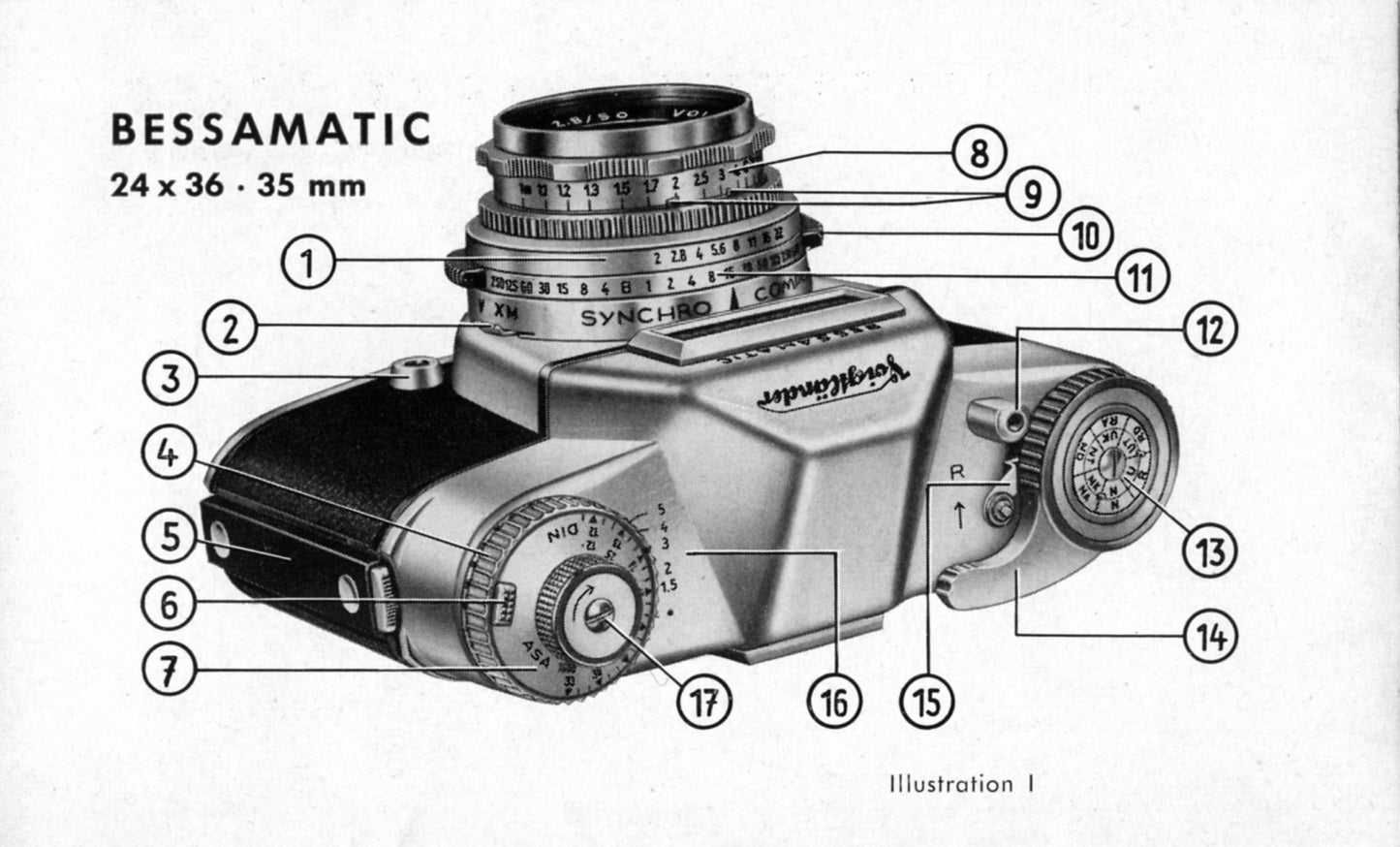 Voigtlander Bessamatic, Instructions for use. (original).