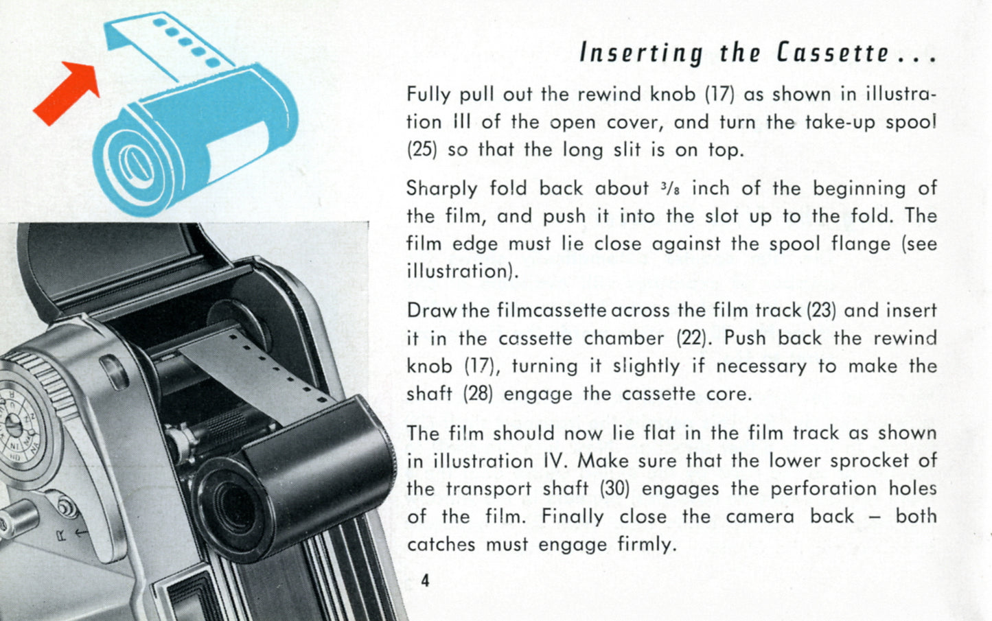 Voigtlander Bessamatic, Instructions for use. (original).