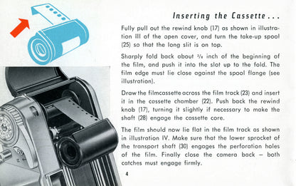 Voigtlander Bessamatic, Instructions for use. (original).