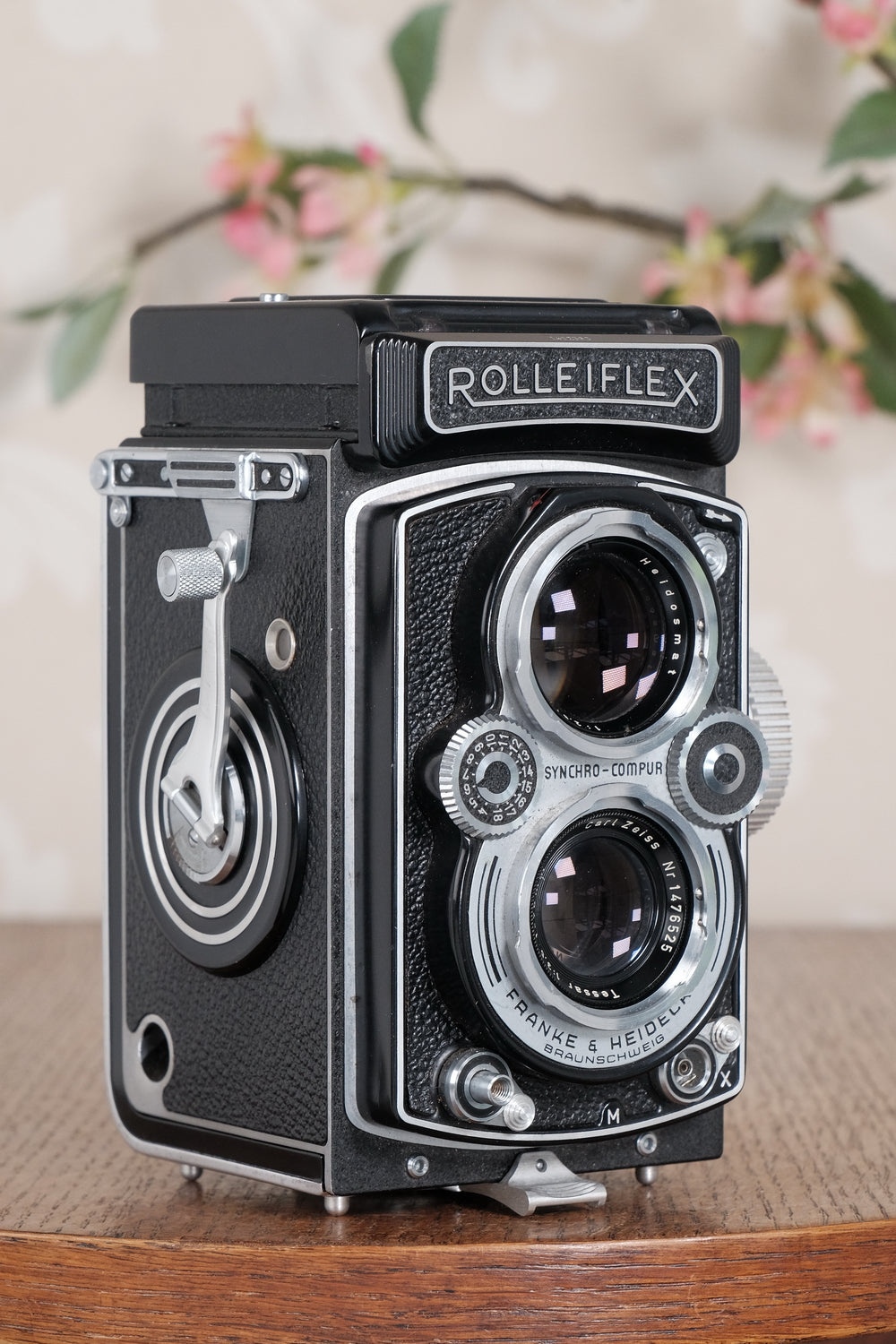 MINT! 1955 Rolleiflex with Synchro-Compur shutter & Coated Tessar lens. Freshly Serviced, CLA’d!