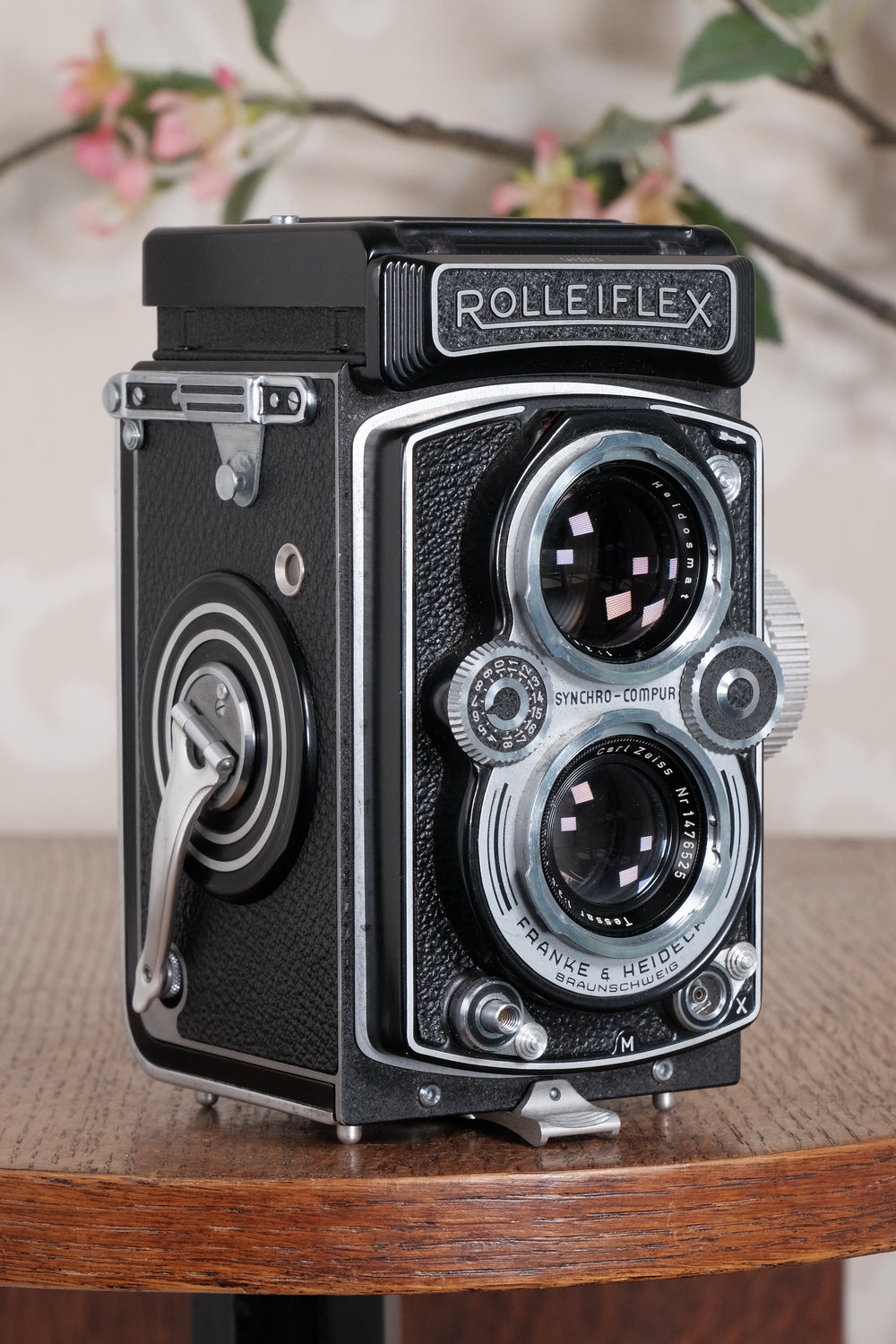 MINT! 1955 Rolleiflex with Synchro-Compur shutter & Coated Tessar lens. Freshly Serviced, CLA’d!