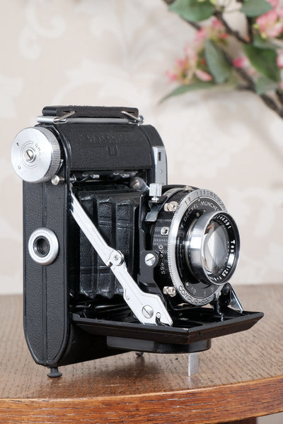 Rare! Near Mint 1938 Balda Baldaxette II, 6x6 Coupled Rangefinder camera, Tessar lens. Freshly Serviced!, CLA'd