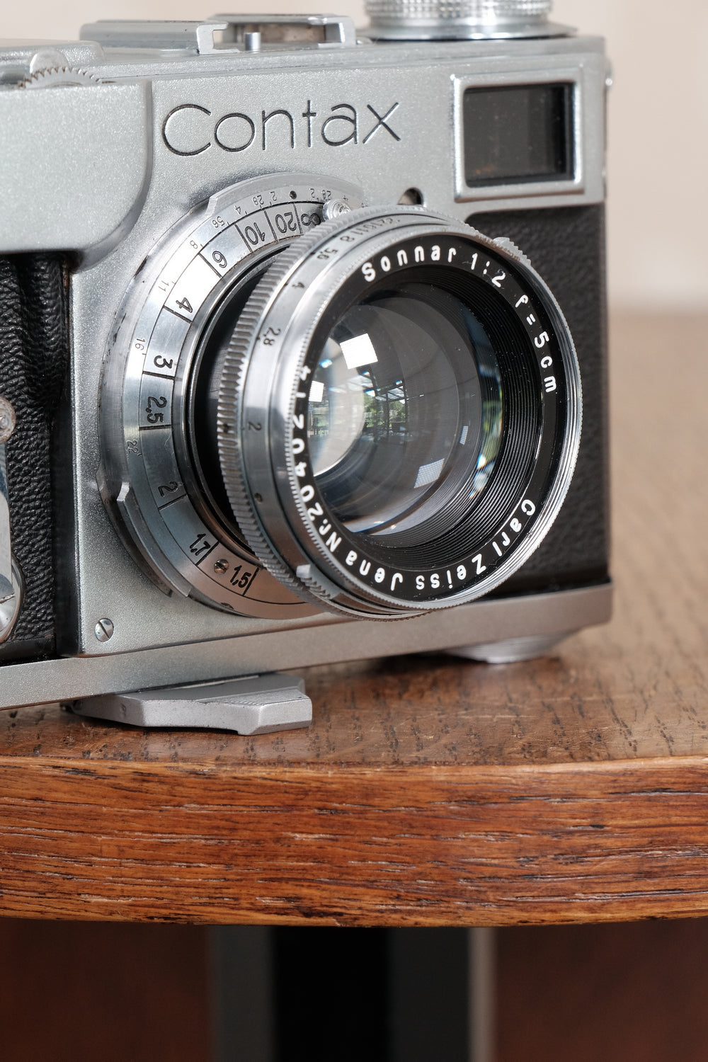 Near mint! 1937 Carl-Zeiss 2.0/5cm (50mm) Sonnar Lens for Contax II & III Rangefinder cameras