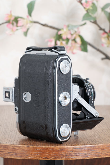 Superb! 1953 Zeiss Ikon Super Ikonta, Synchro-Compur & Coated Tessar. CLA’d, Freshly Serviced!