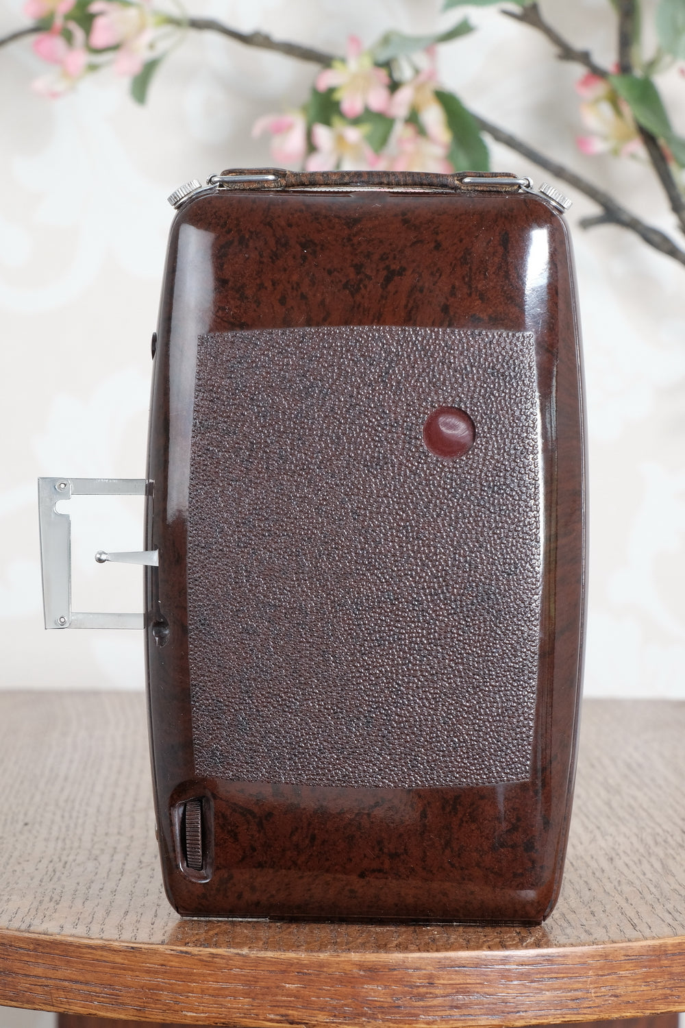 Rare! Mint condition 1934 Ebner 6x9 Brown Bakelite Art Deco Camera. Freshly serviced , CLA‘d