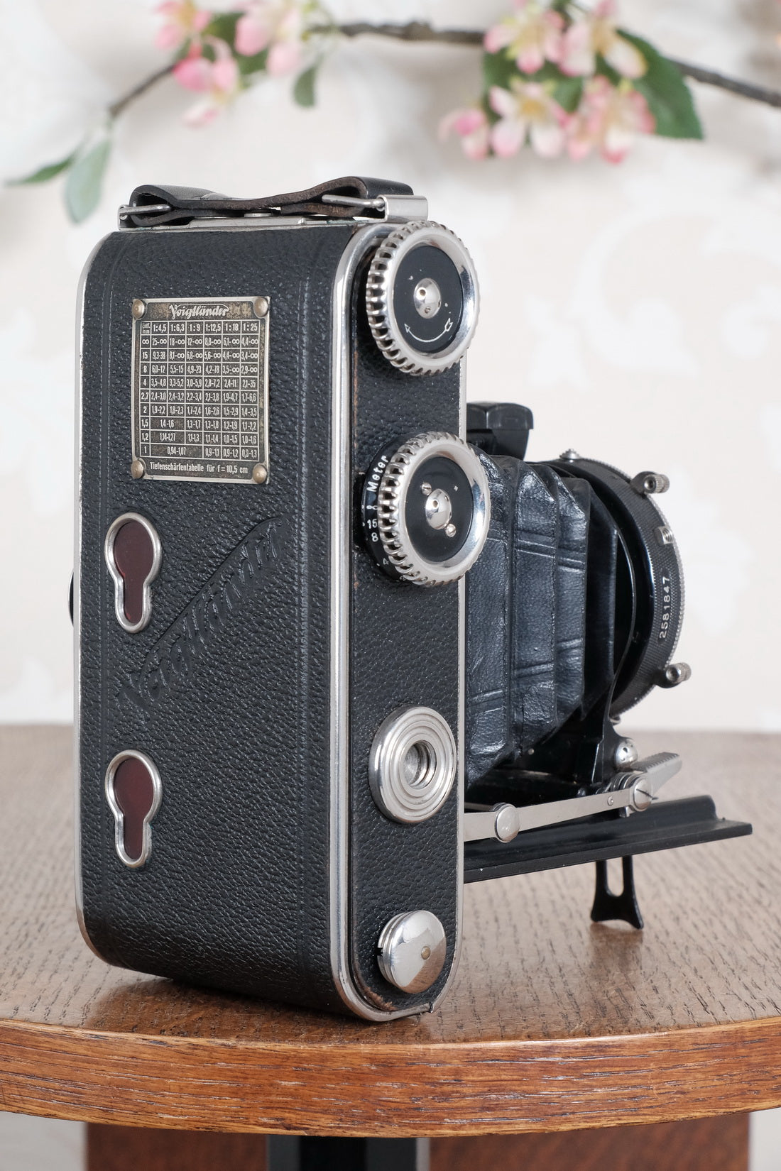 Near Mint! 1934 Voigtlander Inos II 6x9 with Heliar lens and mask, CLA’d, Freshly Serviced!