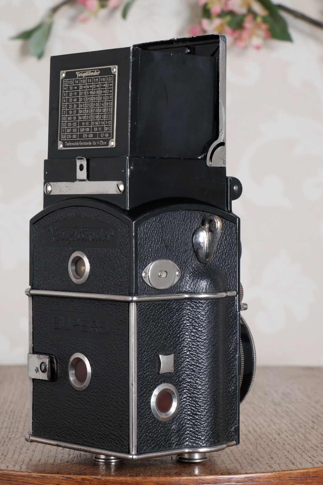 1935 Voigtlander 6x6 Superb TLR, the desirable model with “big ears”, CLA’d, Freshly Serviced!