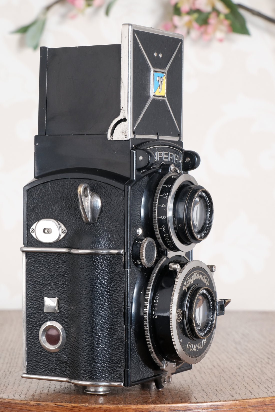 1935 Voigtlander 6x6 Superb TLR, the desirable model with “big ears”, CLA’d, Freshly Serviced!