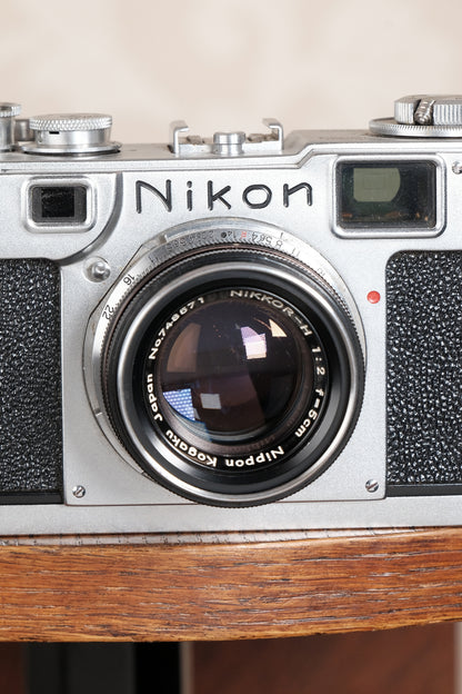 Nikkor-H f2.0/5cm (50mm) S mount lens