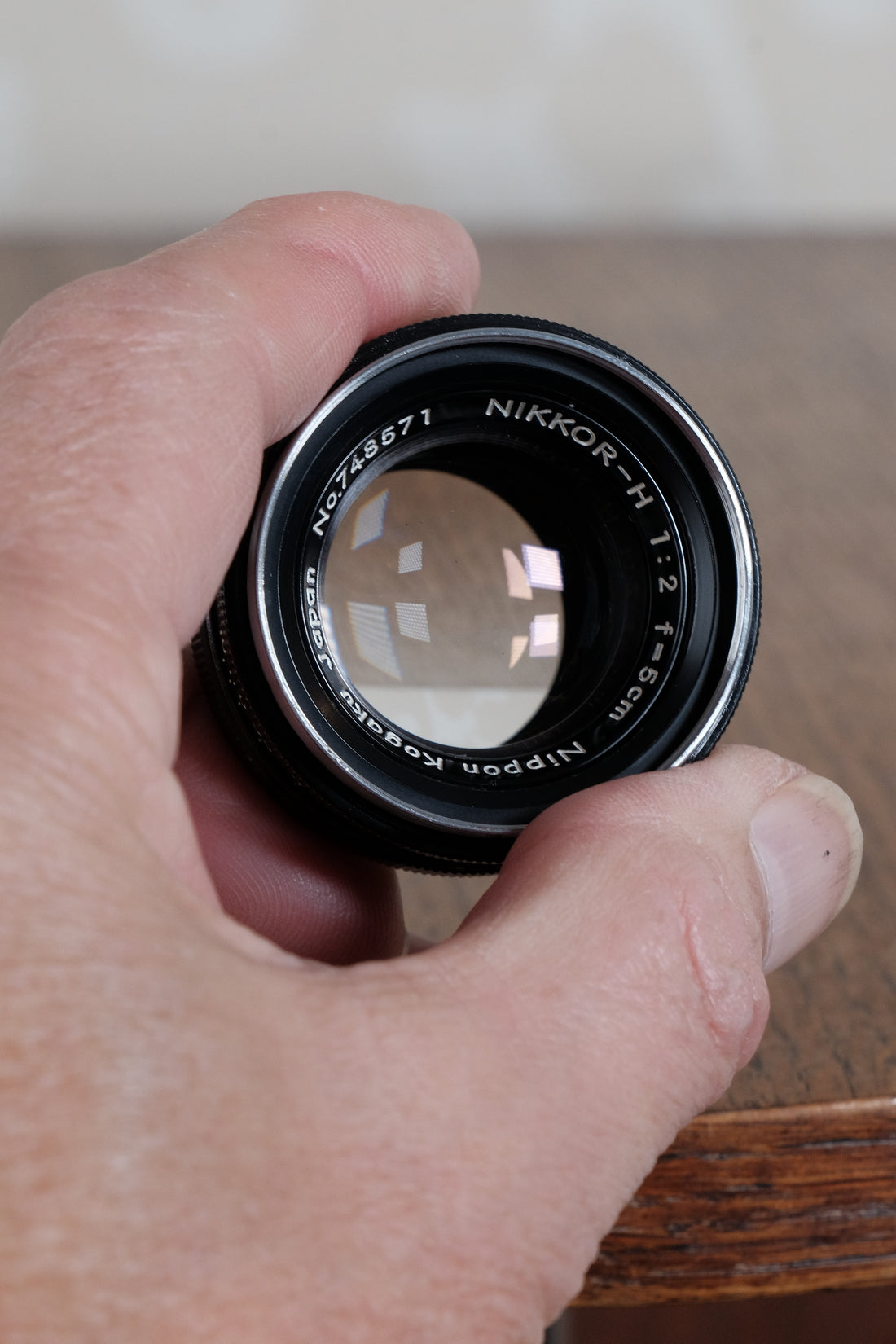 Nikkor-H f2.0/5cm (50mm) S mount lens