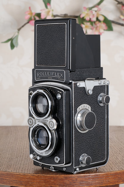 Superb 1940 Rolleiflex Automat, Freshly Serviced, CLA’d!