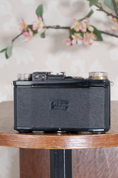 Superb! 1934 Zeiss-Ikon Super Nettel (236/24), CLA'd, Freshly Serviced!