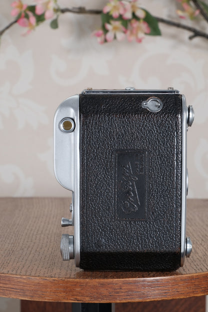 1939 Ensign 220, 6x6 / 6x4.5 Medium format Coupled Rangefinder Camera, , CLA'd, Freshly serviced!