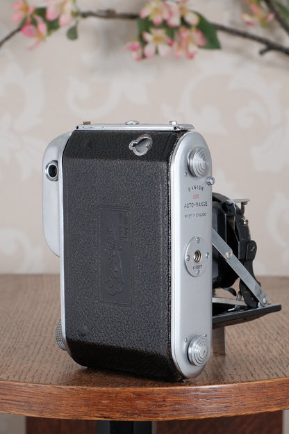 1939 Ensign 220, 6x6 / 6x4.5 Medium format Coupled Rangefinder Camera, , CLA'd, Freshly serviced!