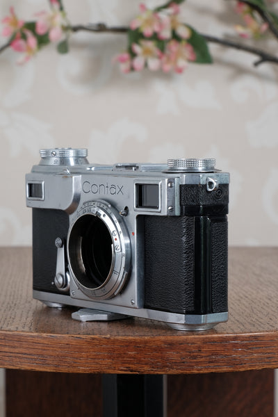 Superb! 1938 Zeiss Ikon Contax II Body,  CLA'd, Freshly Serviced!