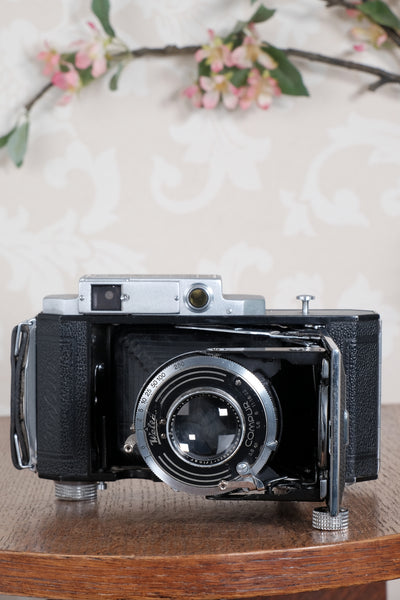 Rare! 1937 WELTA WELTUR 6x9 Coupled Rangefinder Camera, with original case. CLA'd, Freshly serviced!