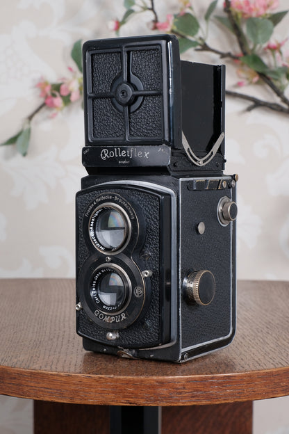 1936 Old Standard Rolleiflex, Freshly Serviced, CLA’d. Freshly Serviced, CLA’d!