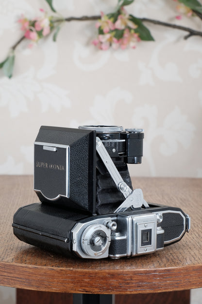 Near Mint! 1952 Zeiss Ikon Super Ikonta, Synchro-Compur & Coated Tessar. CLA’d, Freshly Serviced!