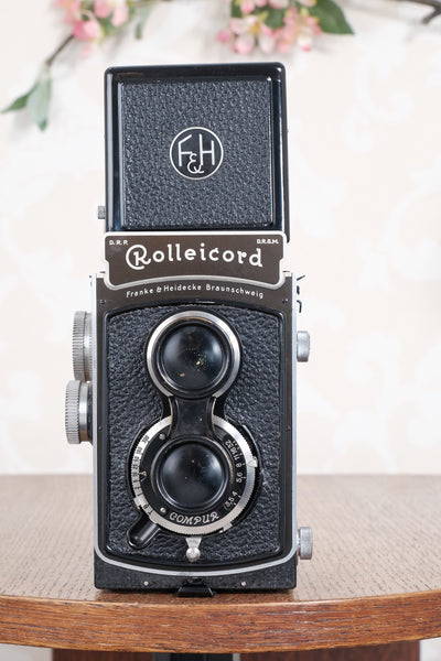 Near Mint! 1937 Rolleicord with Original case, CLA'd, Freshly Serviced!