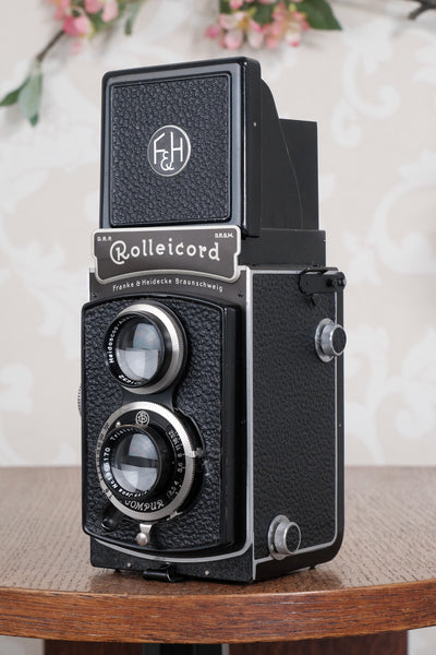 Near Mint! 1937 Rolleicord with Original case, CLA'd, Freshly Serviced!