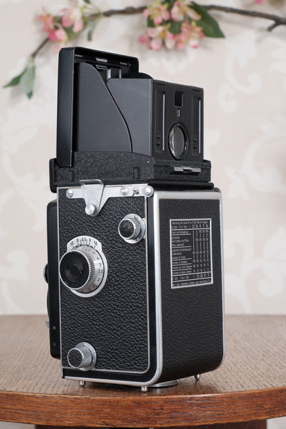 Near Mint! 1952 Rolleiflex with Synchro-Compur shutter & Coated lens. Freshly Serviced, CLA’d!