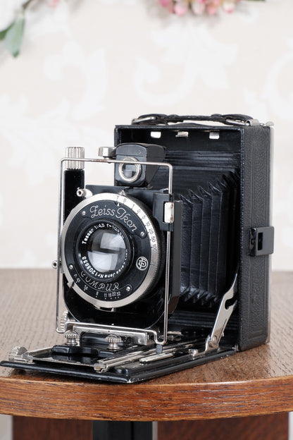 1930 6x9 Maximar plate camera with Carl Zeiss Tessar lens. Freshly serviced CLA’d