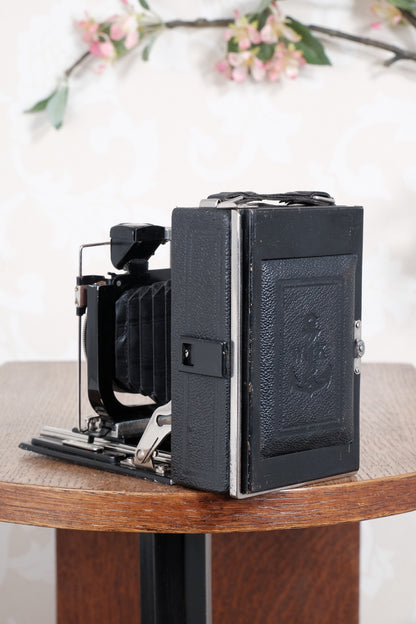 1930 6x9 Maximar plate camera with Carl Zeiss Tessar lens. Freshly serviced CLA’d