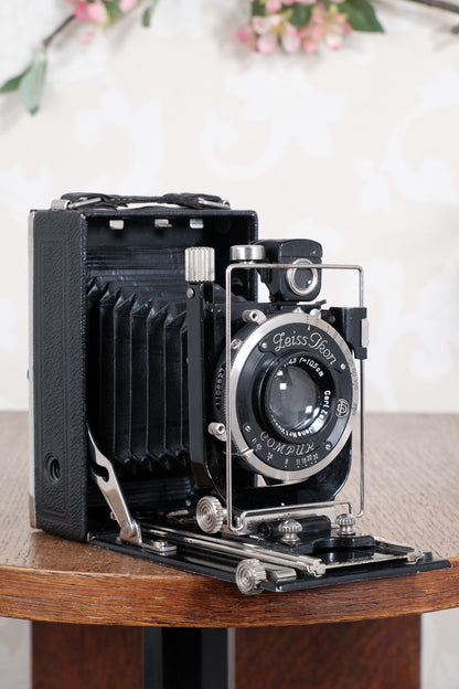 1930 6x9 Maximar plate camera with Carl Zeiss Tessar lens. Freshly serviced CLA’d