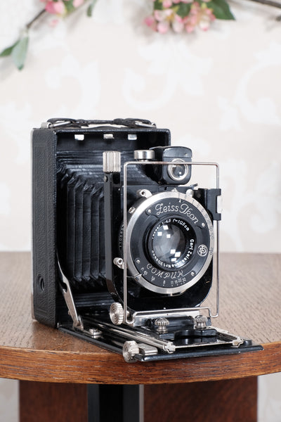 1930 6x9 Maximar plate camera with Carl Zeiss Tessar lens. Freshly serviced CLA’d