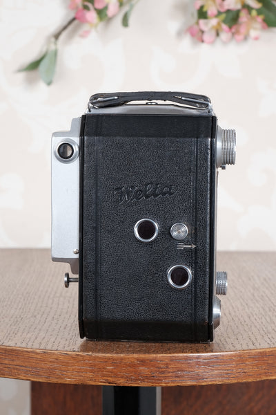 Rare! 1938 WELTA WELTUR, Medium format, Coupled Rangefinder Camera, with original case. CLA'd, Freshly serviced!