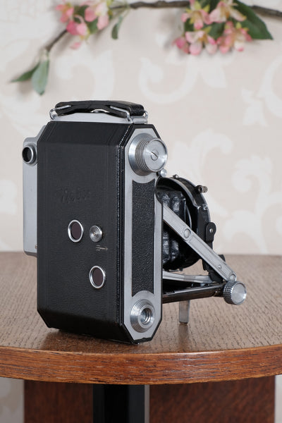 Rare! 1938 WELTA WELTUR, Medium format, Coupled Rangefinder Camera, with original case. CLA'd, Freshly serviced!