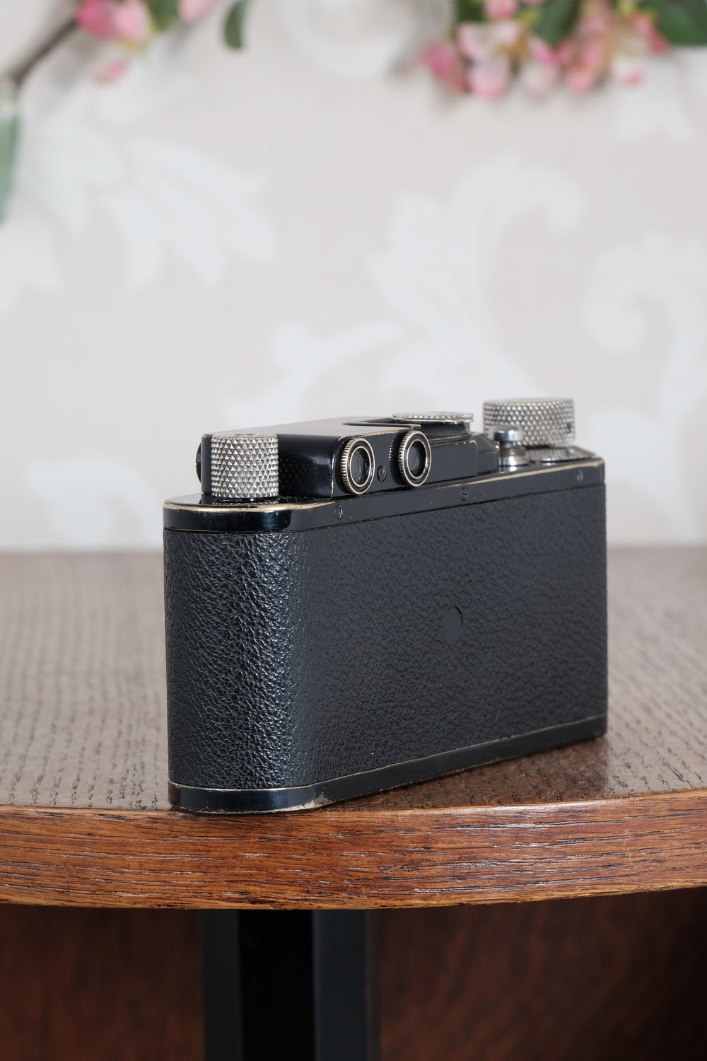 Beautiful! 1932 BLACK LEITZ LEICA II with Nickel Elmar lens and leather case. Freshly Serviced CLA'd!