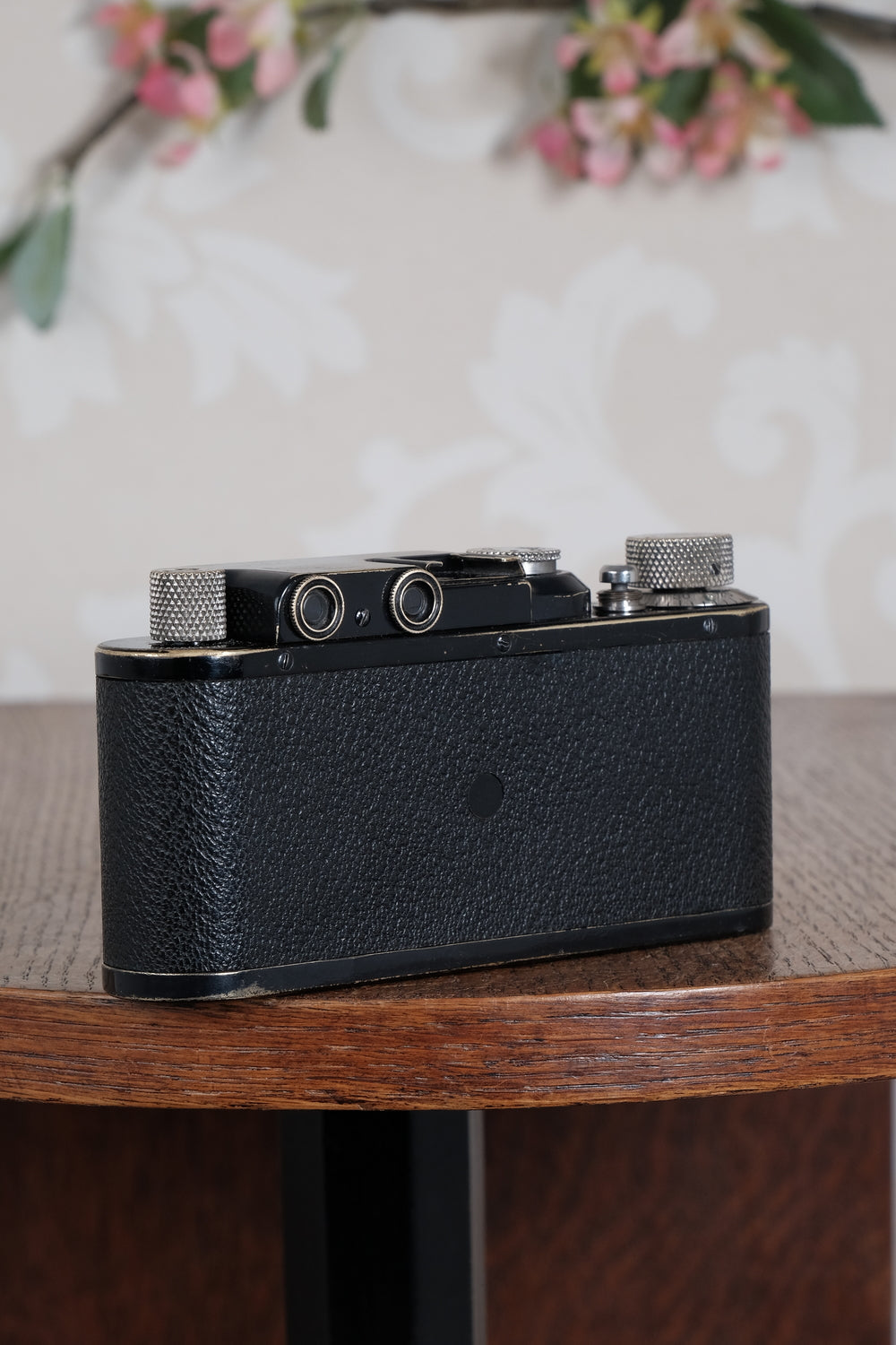 Beautiful! 1932 BLACK LEITZ LEICA II with Nickel Elmar lens and leather case. Freshly Serviced CLA'd!