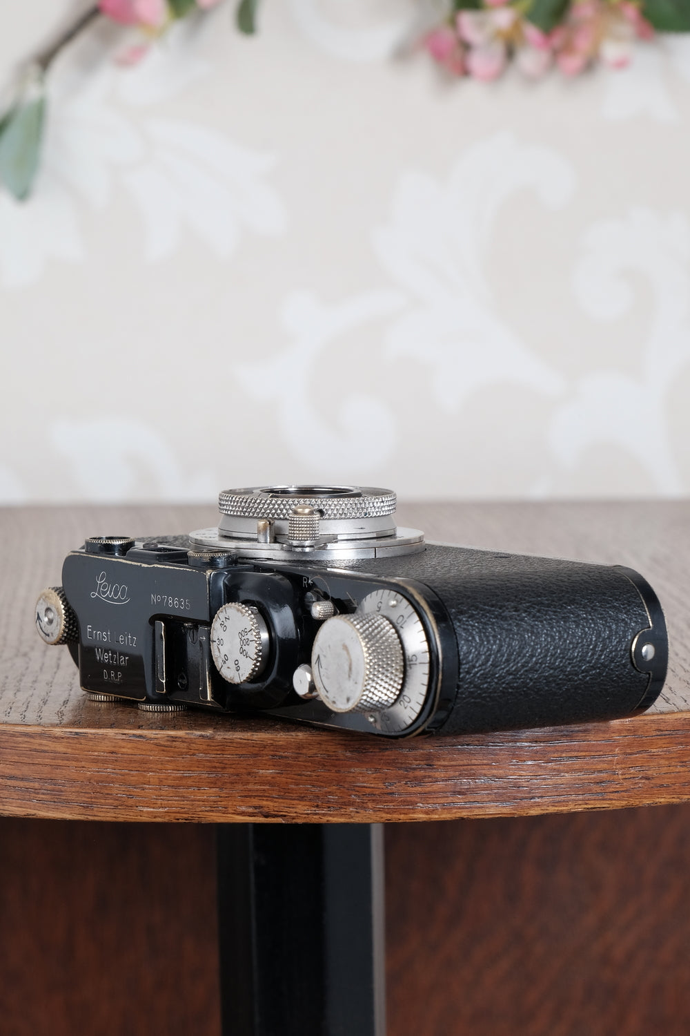 Beautiful! 1932 BLACK LEITZ LEICA II with Nickel Elmar lens and leather case. Freshly Serviced CLA'd!