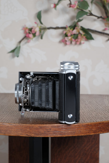 Near Mint! 1953 6x6 Voigtlander Perkeo II with Color-Skopar Lens. CLA’d, Freshly Serviced!