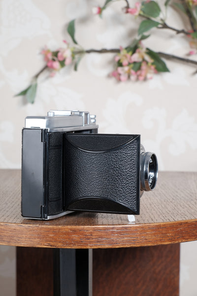 Near Mint! 1953 6x6 Voigtlander Perkeo II with Color-Skopar Lens. CLA’d, Freshly Serviced!