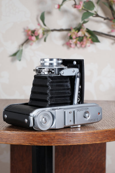 Near Mint! 1953 6x6 Voigtlander Perkeo II with Color-Skopar Lens. CLA’d, Freshly Serviced!