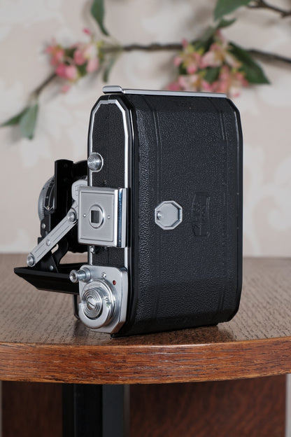 Mint! 1952 Zeiss Ikon Ikonta, Coated Tessar. Freshly Serviced, CLA'd