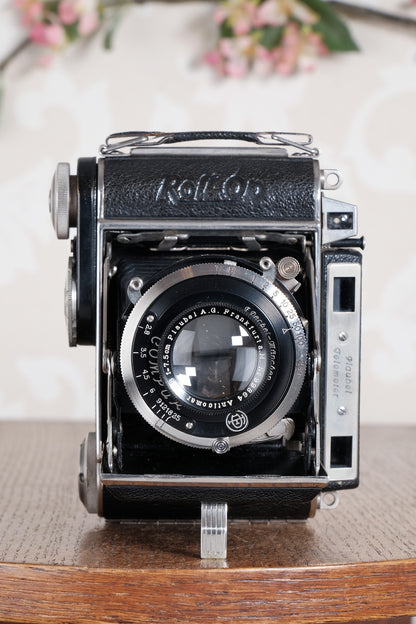 Near Mint! 1938 PLAUBEL ROLL-OP, 6x4.5 Coupled Rangefinder Camera, CLA'd  Freshly Serviced!