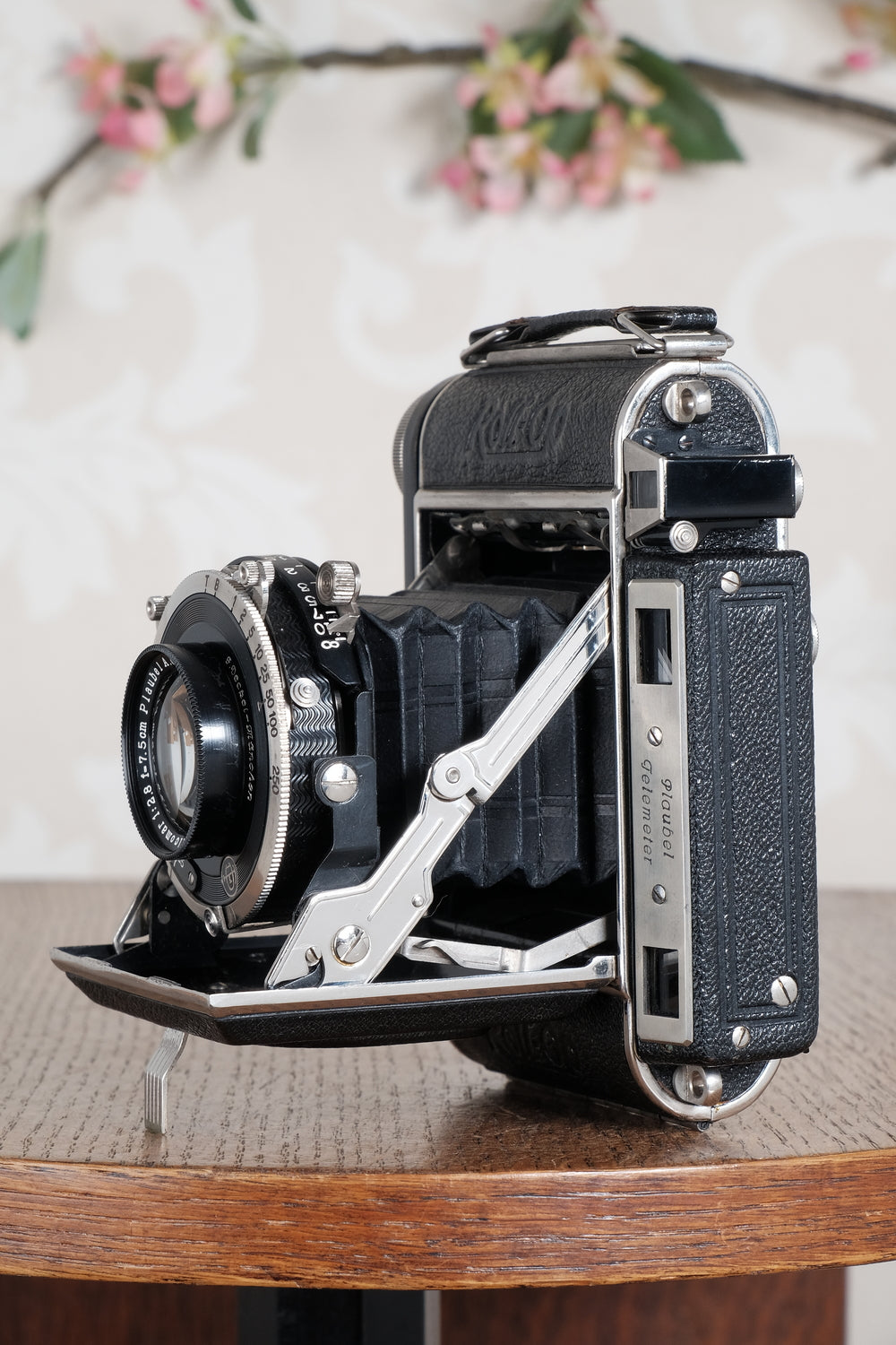 Near Mint! 1938 PLAUBEL ROLL-OP, 6x4.5 Coupled Rangefinder Camera, CLA'd  Freshly Serviced!