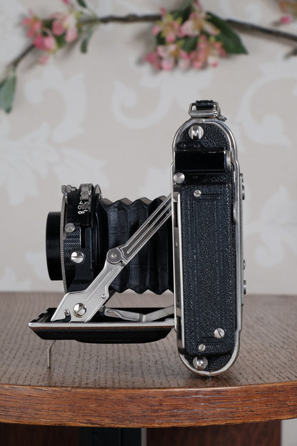 Near Mint! 1938 PLAUBEL ROLL-OP, 6x4.5 Coupled Rangefinder Camera, CLA'd  Freshly Serviced!