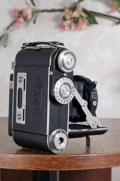 Near Mint! 1938 PLAUBEL ROLL-OP, 6x4.5 Coupled Rangefinder Camera, CLA'd  Freshly Serviced!