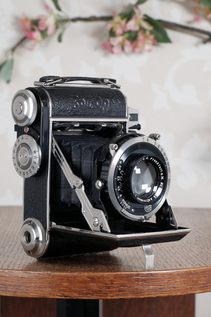 Near Mint! 1938 PLAUBEL ROLL-OP, 6x4.5 Coupled Rangefinder Camera, CLA'd  Freshly Serviced!