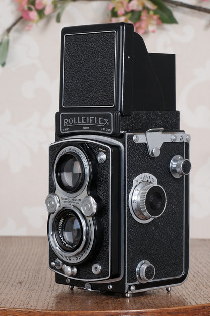 Near Mint! 1938 Rolleiflex Automat, Freshly Serviced, CLA’d!