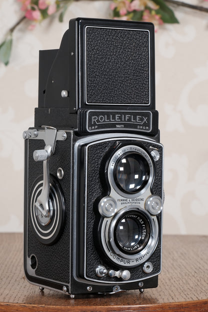 Near Mint! 1938 Rolleiflex Automat, Freshly Serviced, CLA’d!