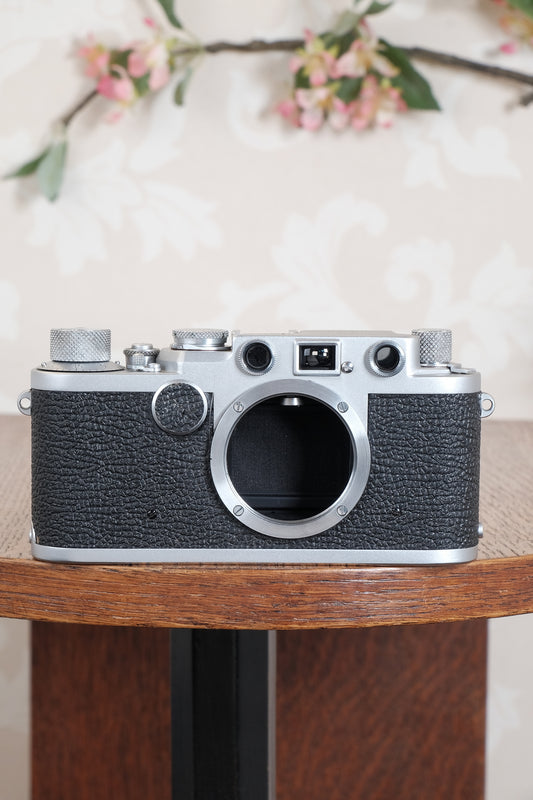 Near Mint! 1953 Leitz Leica IIf, CLA'd, Freshly Serviced!