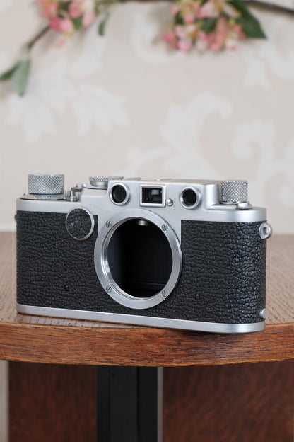 Near Mint! 1953 Leitz Leica IIf, CLA'd, Freshly Serviced!