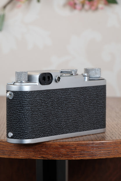 Near Mint! 1953 Leitz Leica IIf, CLA'd, Freshly Serviced!