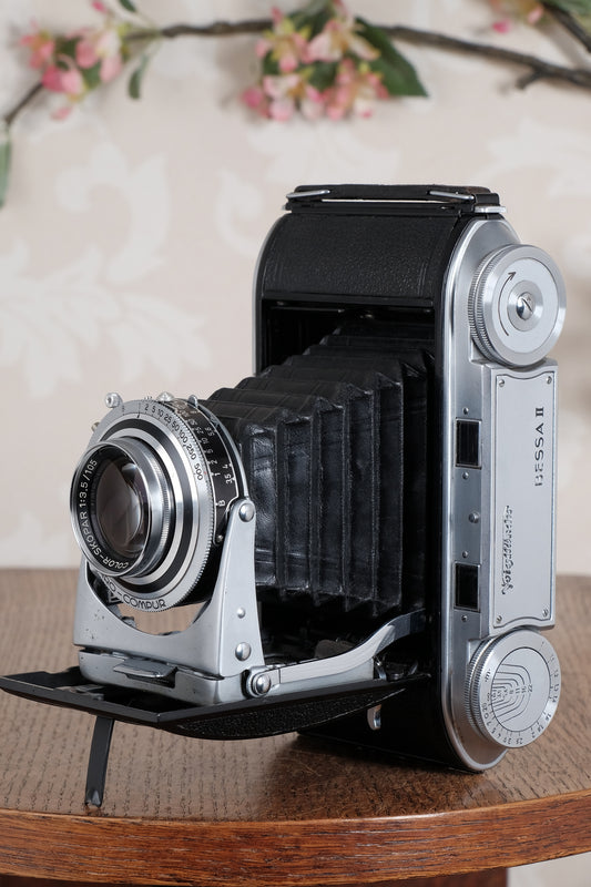 Superb! 1955 Voigtlander 6x9 Bessa II with Color-Skopar lens. Freshly Serviced, CLA'd.