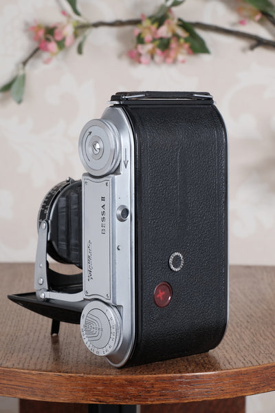 Superb! 1955 Voigtlander 6x9 Bessa II with Color-Skopar lens. Freshly Serviced, CLA'd.